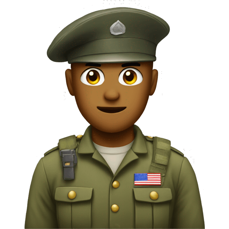 Dumb soldier emoji