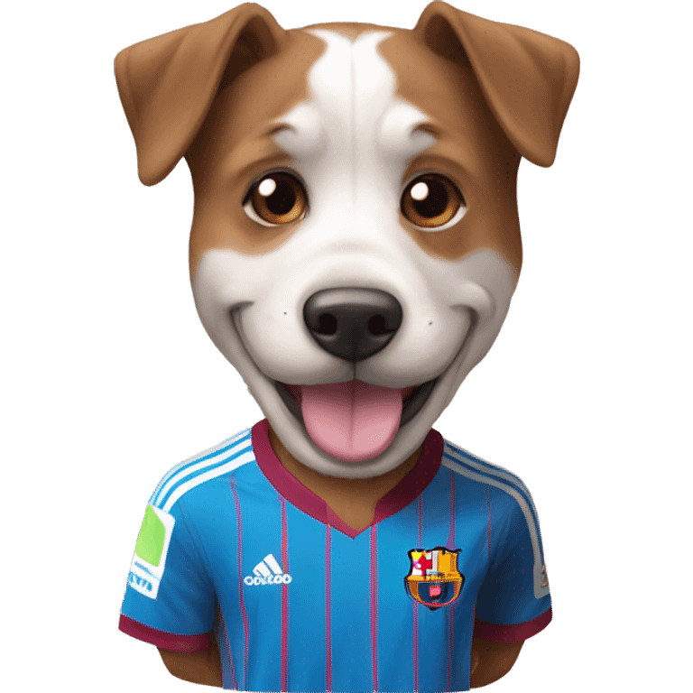 Un chien sur messi emoji