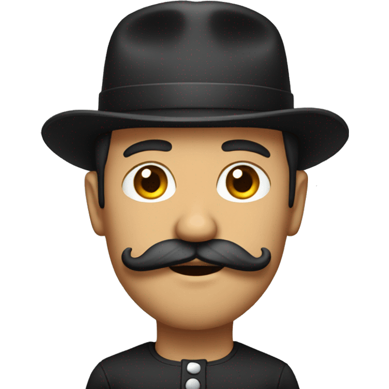 man with handlebar mustache emoji