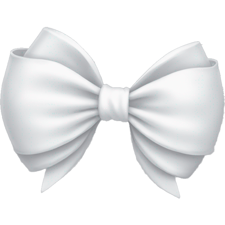 white bow emoji