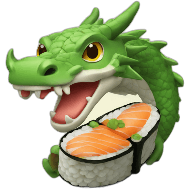 Dragon sushi emoji