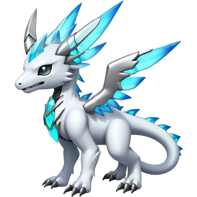 cool edgy cute shiny colorful ethereal legendary godly Archeus-Kyurem-Digimon-Fakemon-animal-hybrid full body emoji