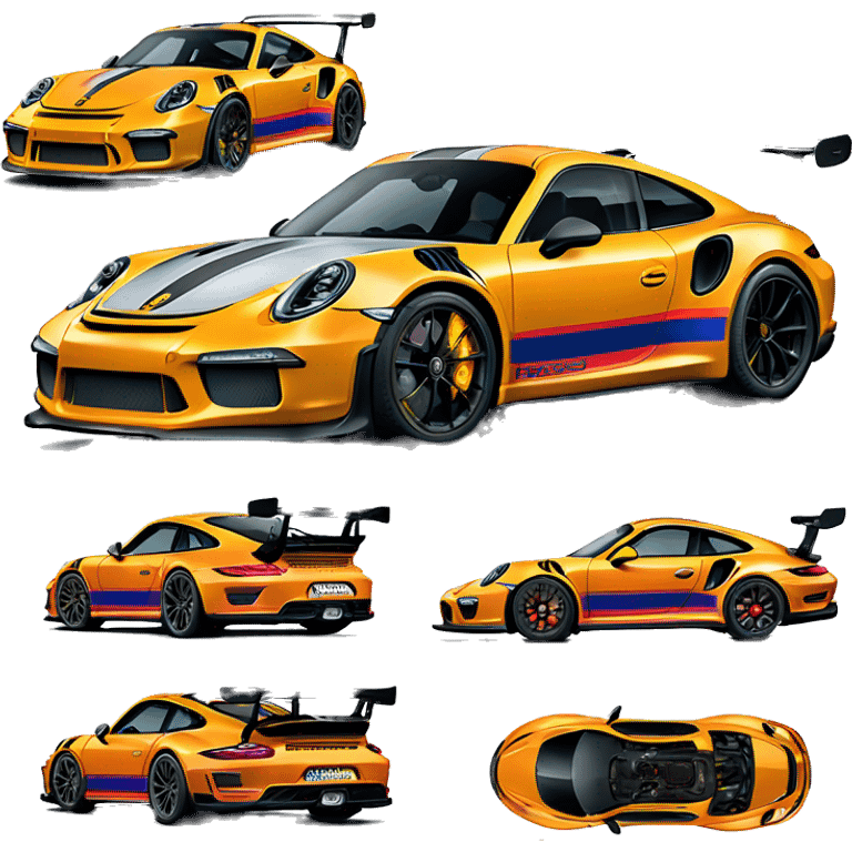 Porche 911 gt3 rs emoji