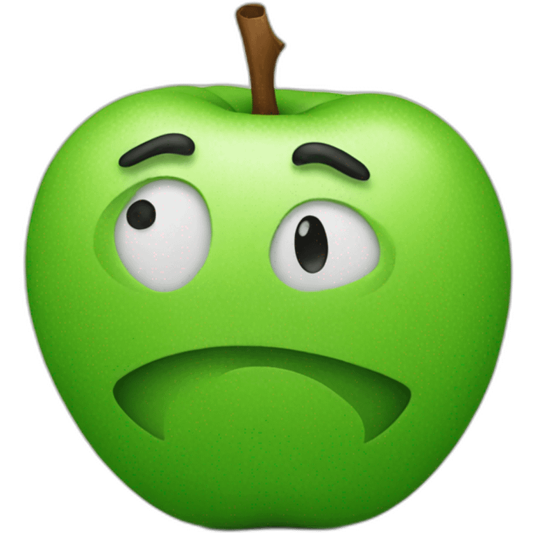 green aplle emoji