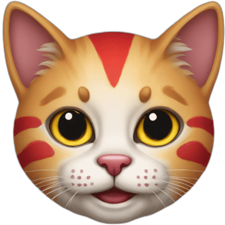 Clown cat emoji