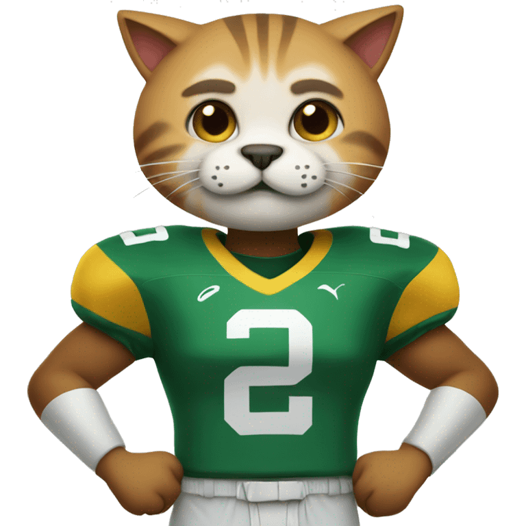 Football cat emoji