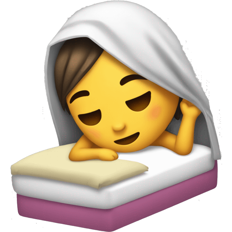 chica dormida  emoji