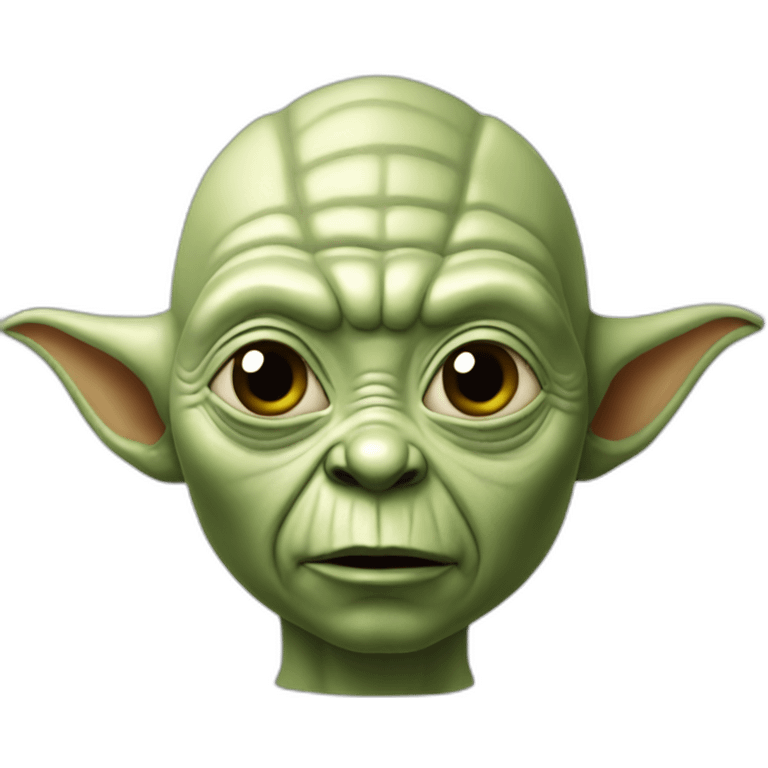 hairless yoda head emoji