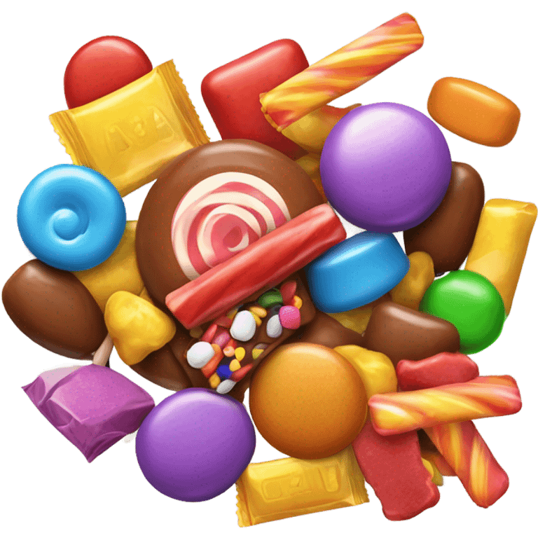 Pile of sweets emoji