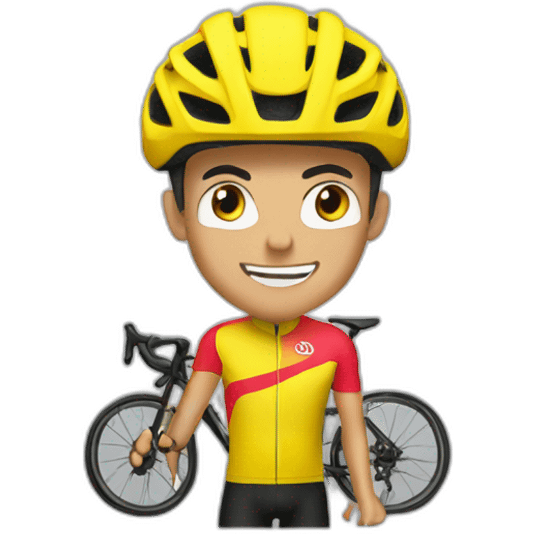 Ciclista MTB aficionado emoji