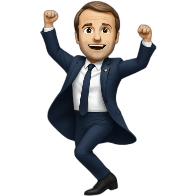 Macron qui danse emoji