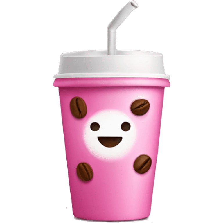 Pink coffe  emoji