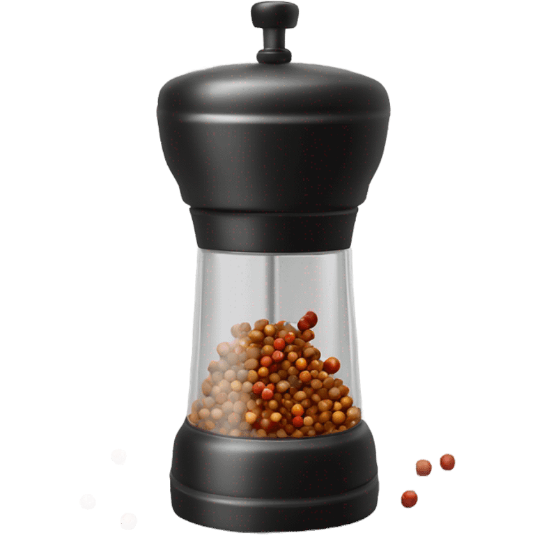 pepper mill with pepper coming out emoji