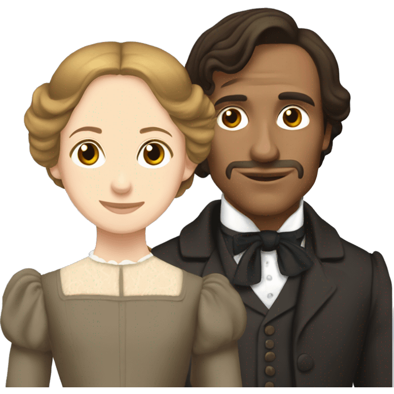 Jane Eyre and mr Rochester emoji