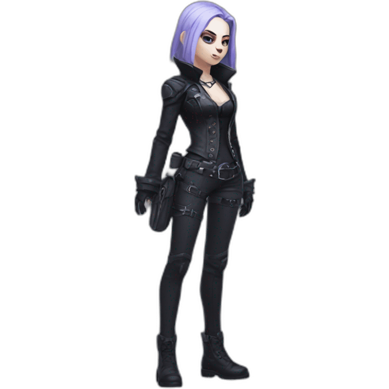 goth brigitta,overwatch,full body emoji