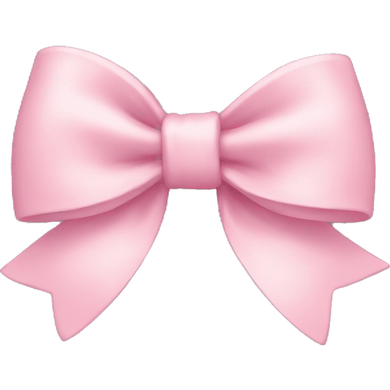 Light pink bow emoji