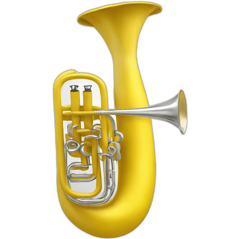 Banana playing trumpett emoji