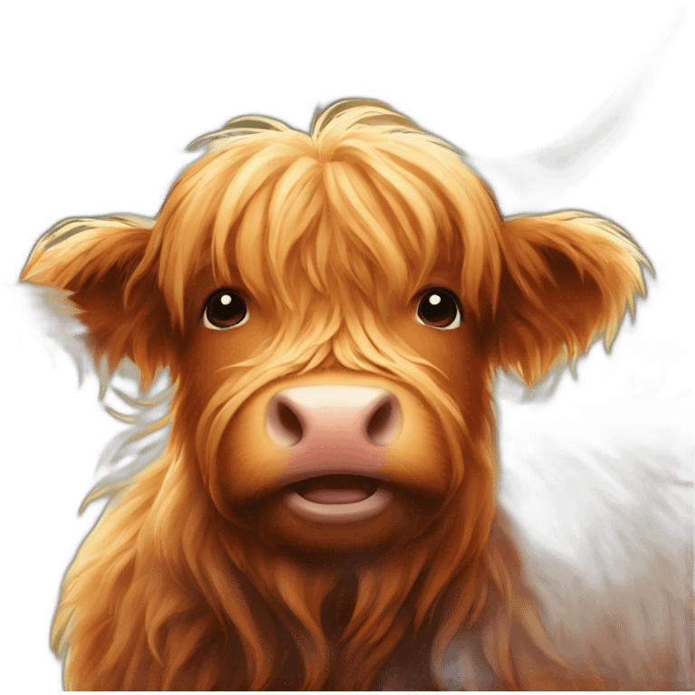 Maple the highland cow emoji