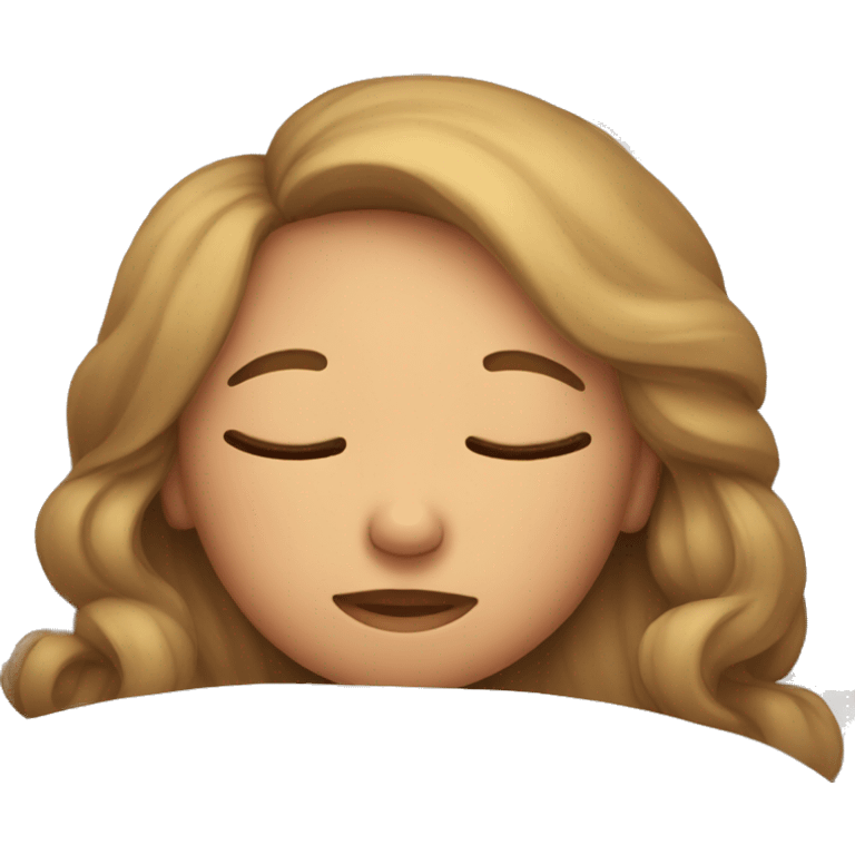 sleeping girl  emoji