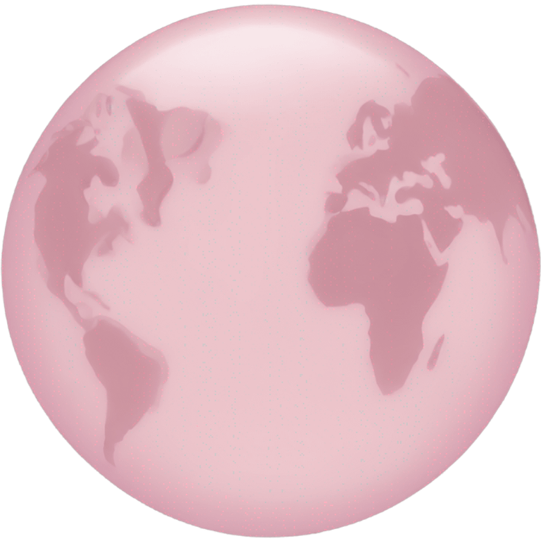 pastel pink earth  emoji