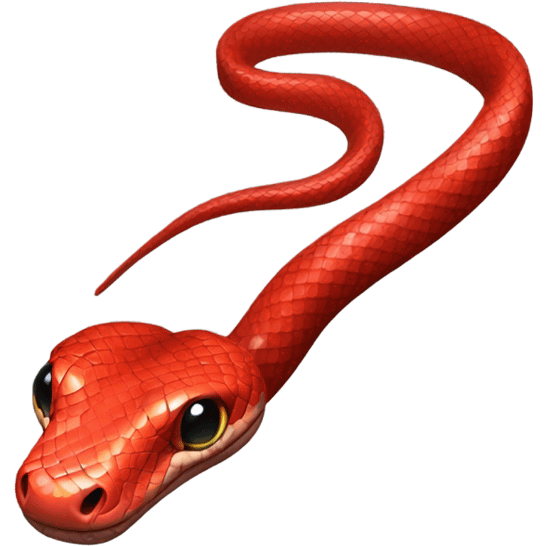 Red snake emoji