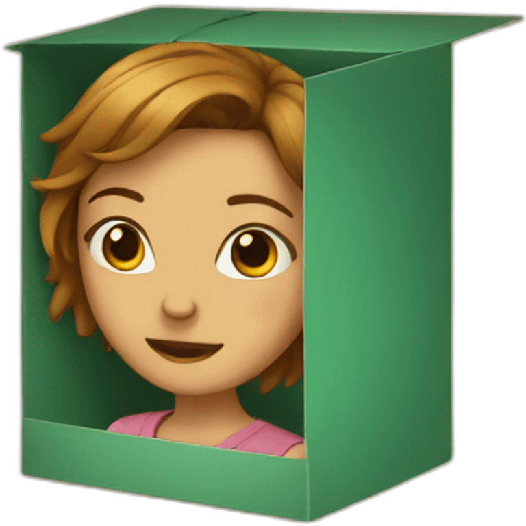 girl in the box emoji