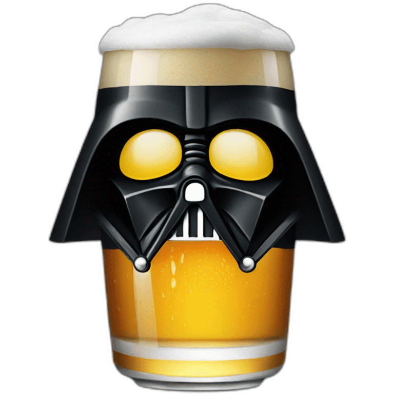 Darth vader beer emoji