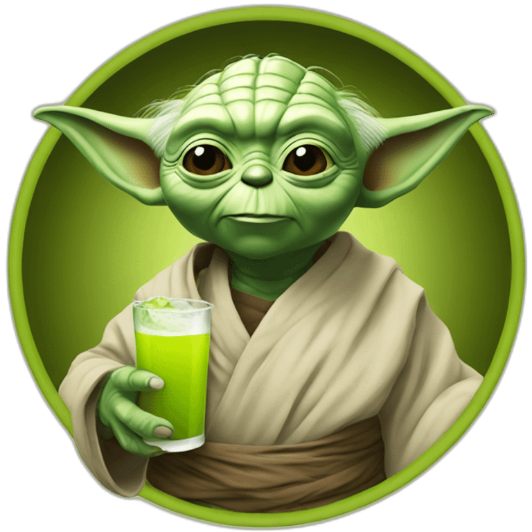 Yoda drink béer emoji