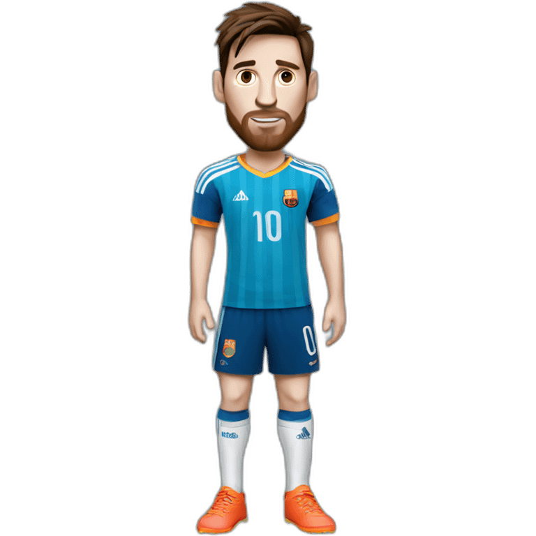 Messi in shorts emoji