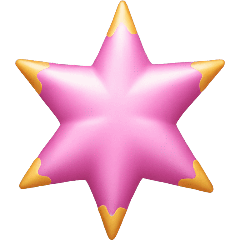 pink empty star emoji