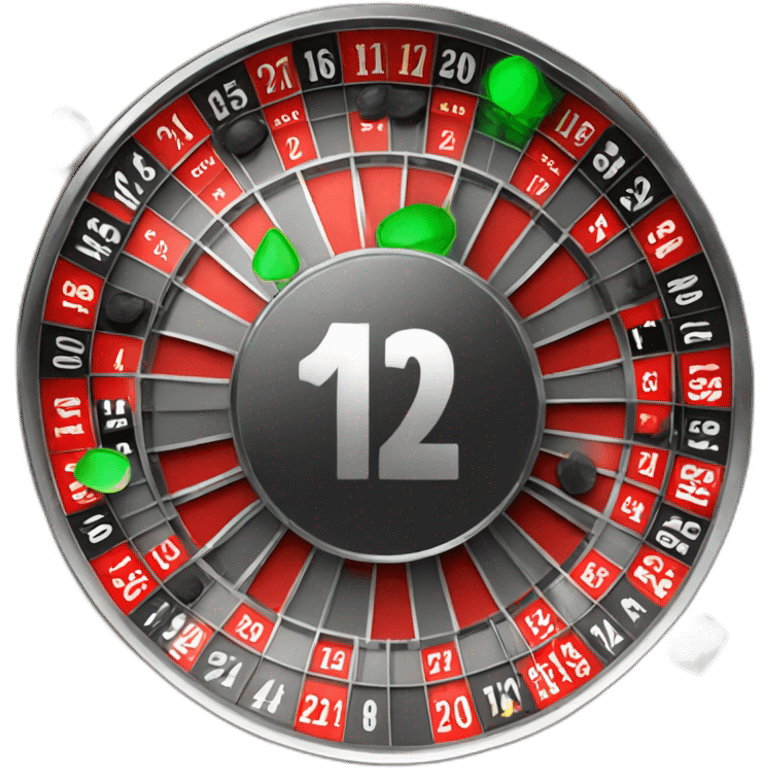 number 14 in casino roulette emoji