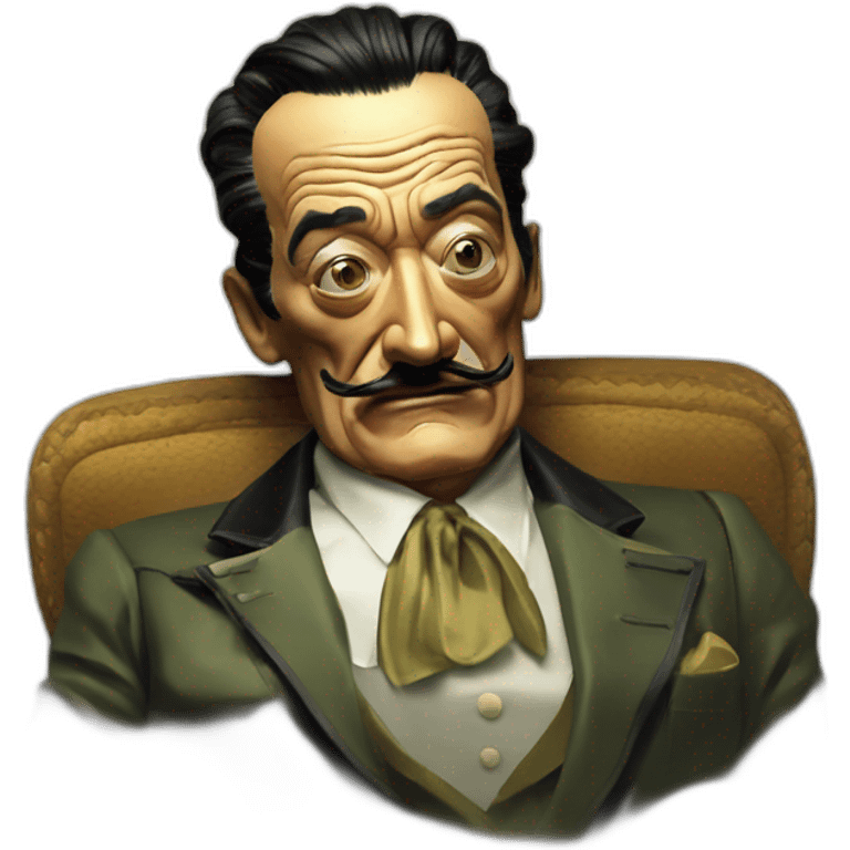 Salvador Dali Wounded doomguy emoji