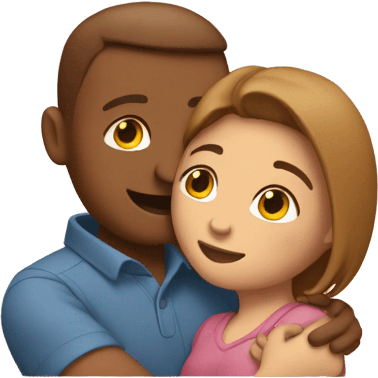 Make emoji where love couple hug each other  emoji