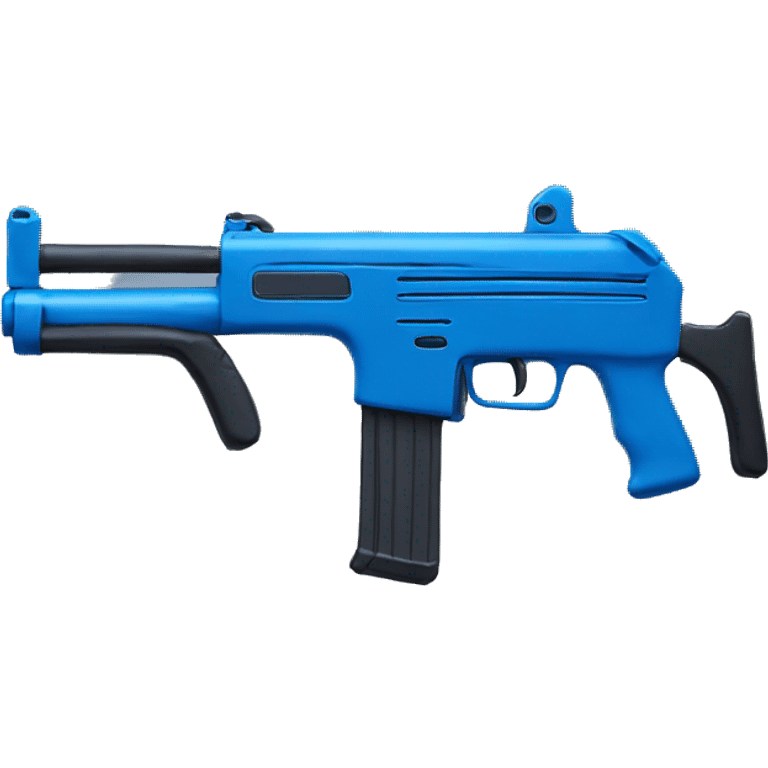 Blue smg emoji