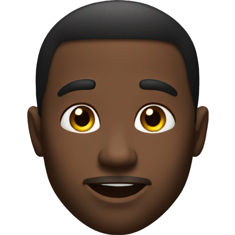 Buff black guy emoji