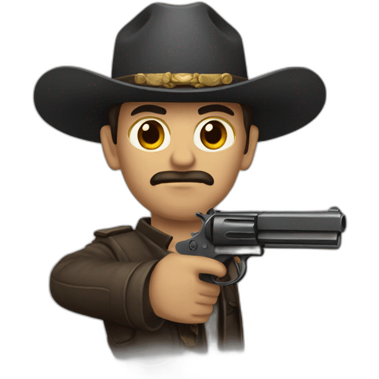 dos pistolas cruzadas emoji