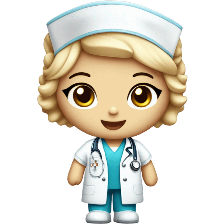 Nurse hello kitty phlebotomist  emoji