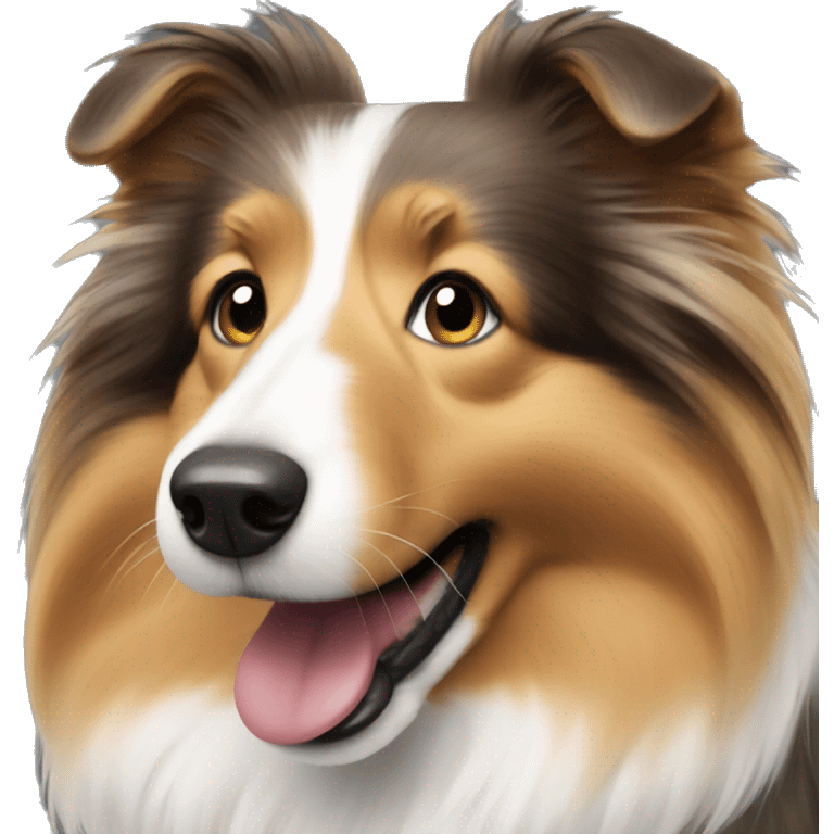 Sheltie dog emoji