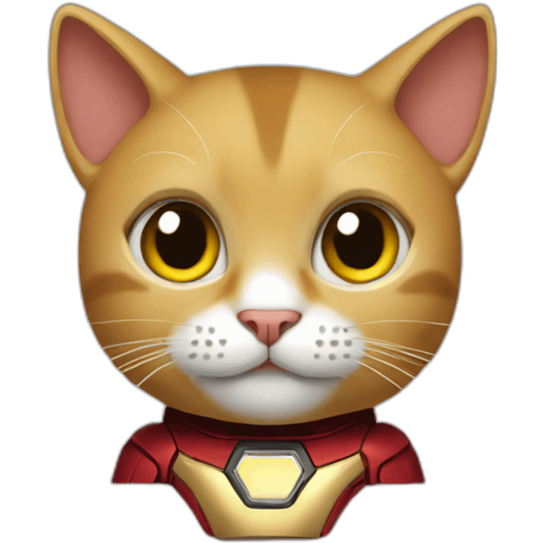 cat in a ironman costume emoji