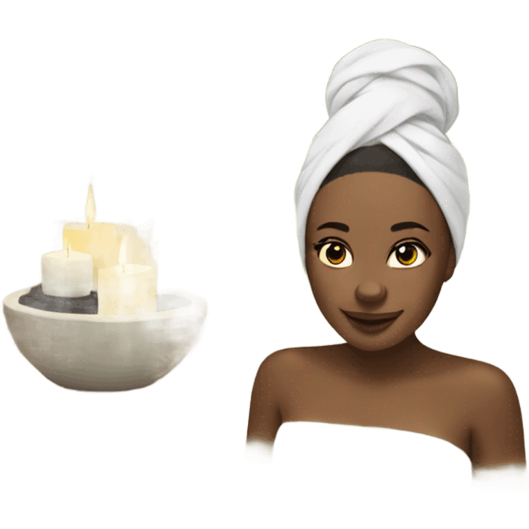 Spa day emoji