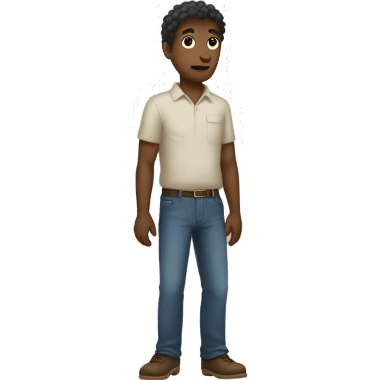 la tronco full body standing emoji