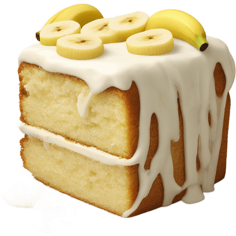 Banana cake emoji