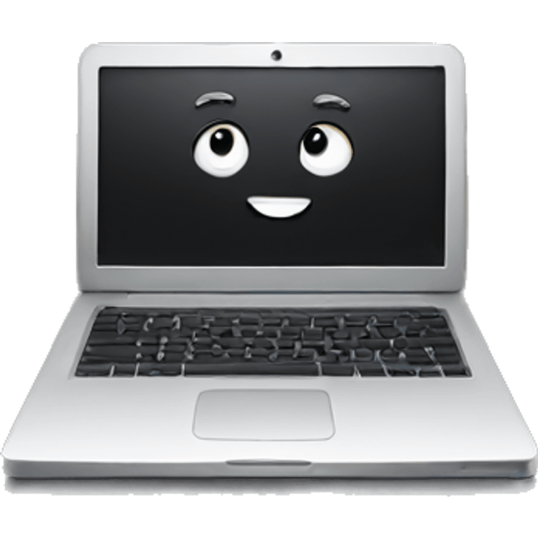 black laptop emoji