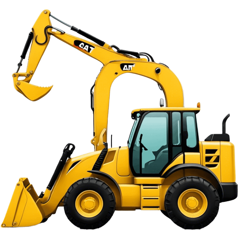 Backhoe Loader - Caterpillar 430F (Model Year: 2021) (Iconic colour: Yellow) emoji