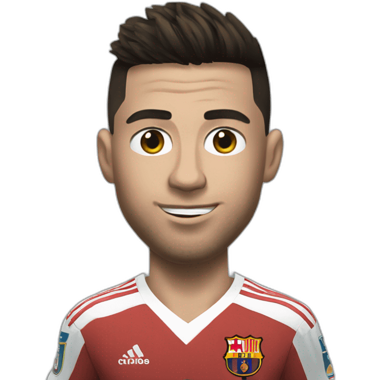 Ronaldo sur messi emoji