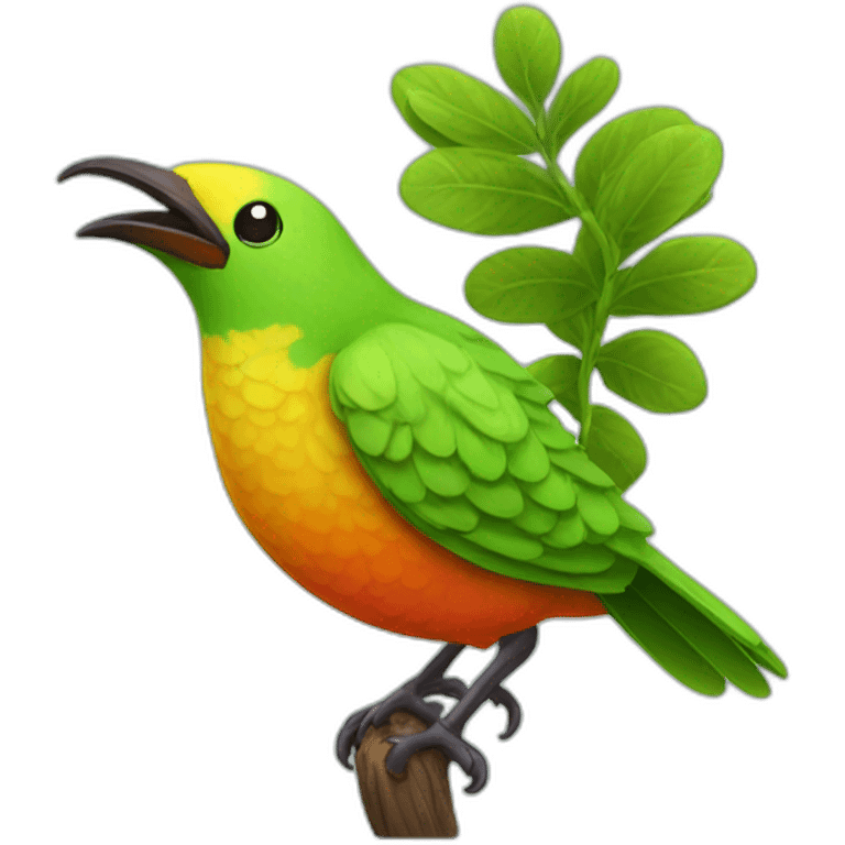 Paradise Bird plant emoji