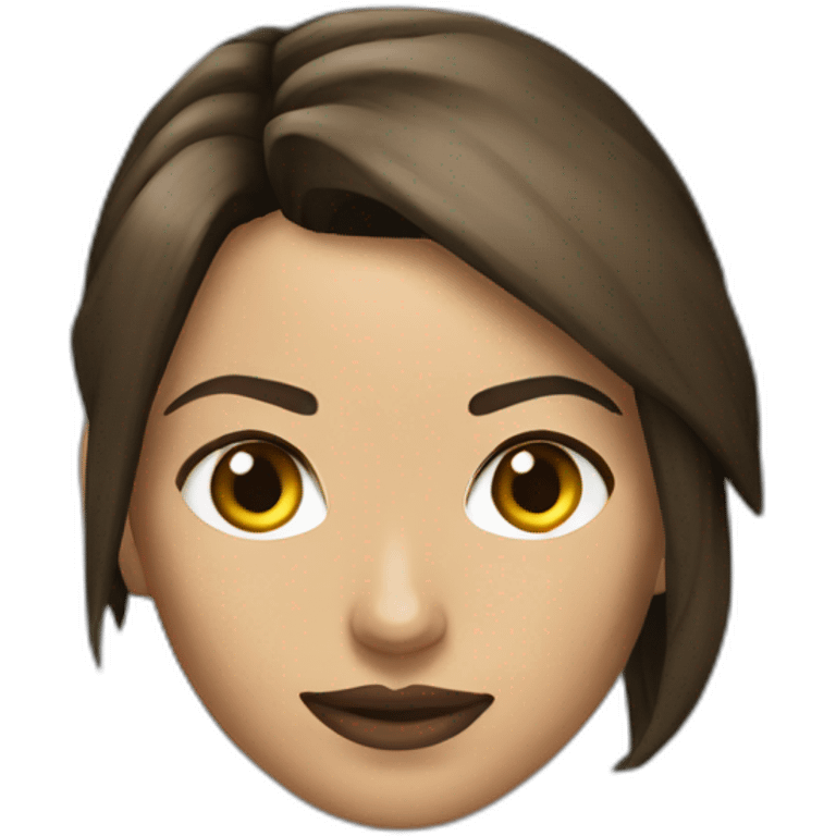 Lara Croft emoji