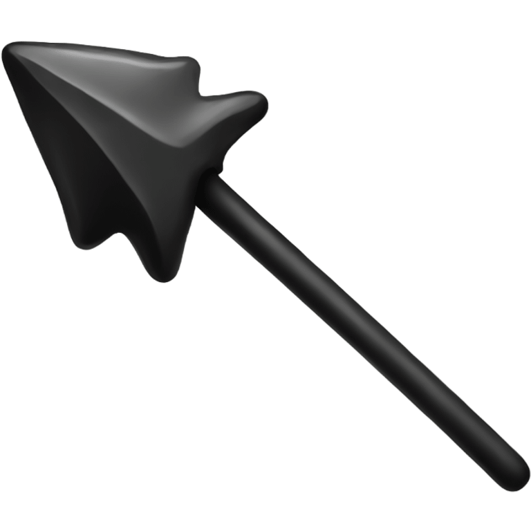 black and white wand emoji