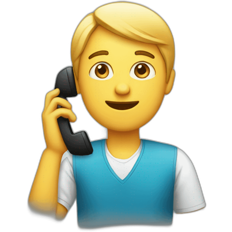 person on phone emoji