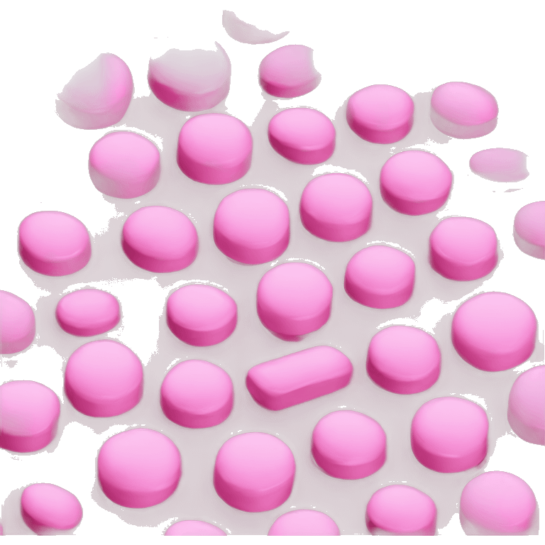 Pink pills emoji